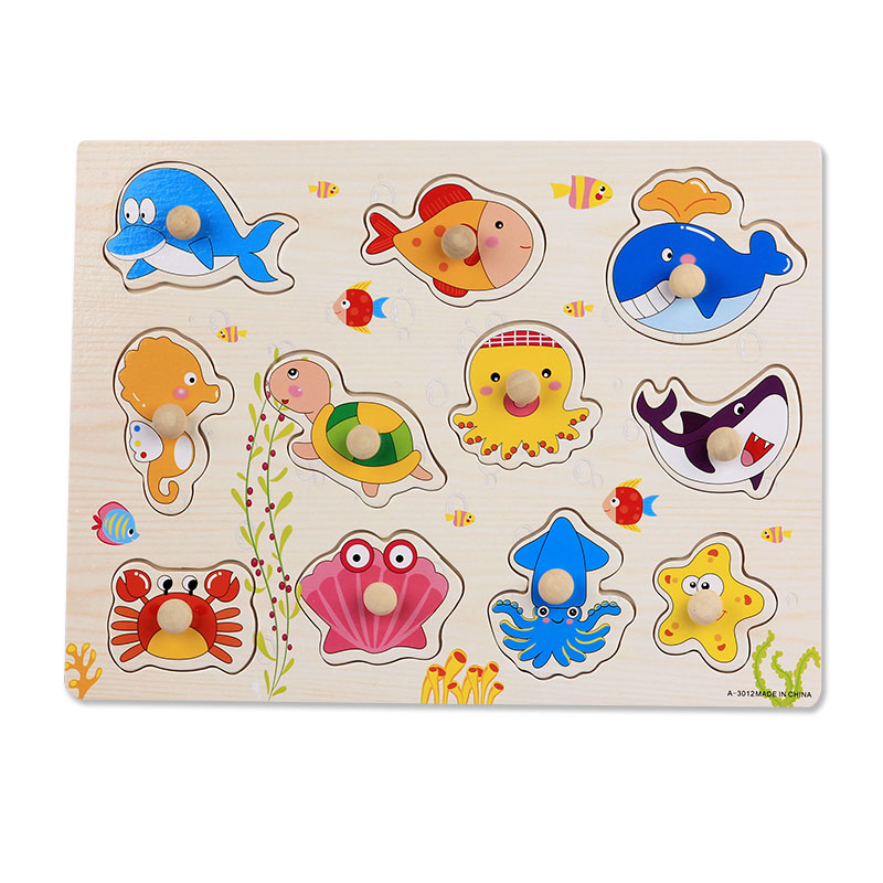 Wooden Baby Toys Puzzle Board Set